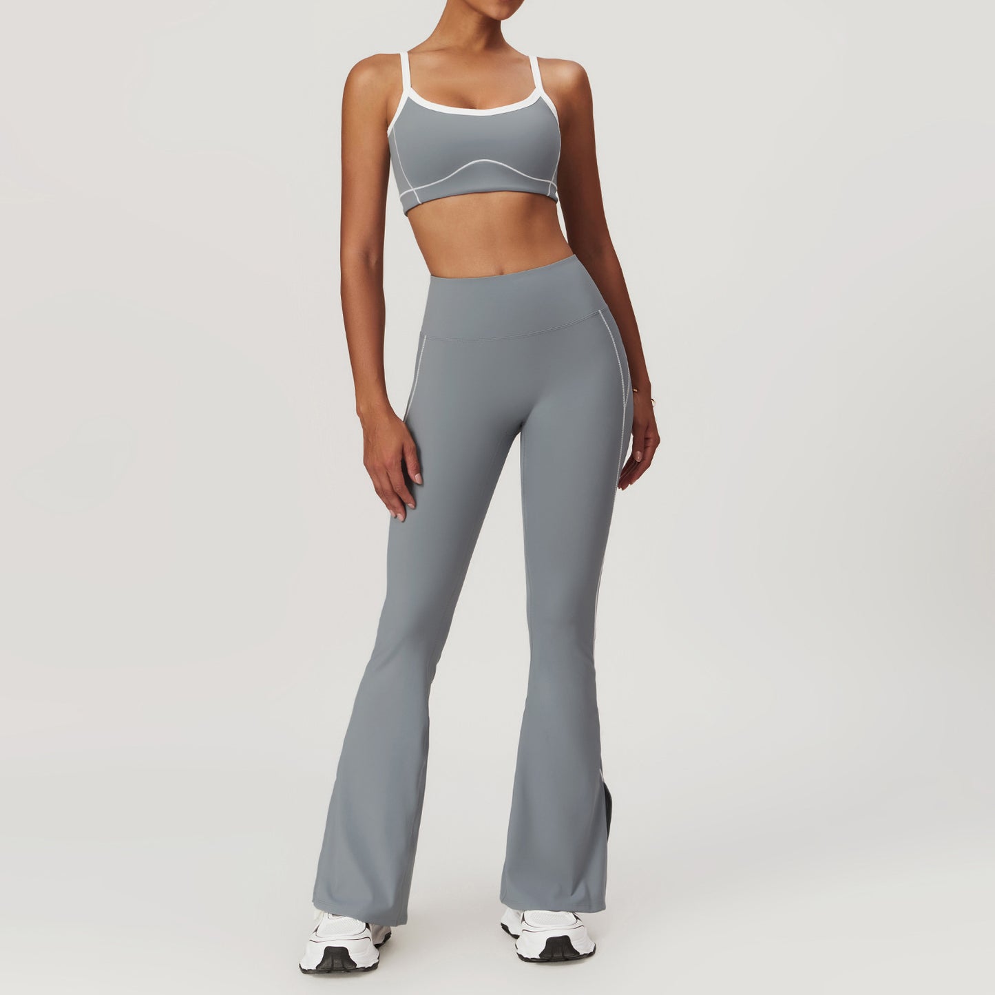 Nude Feel Tight Back Belly Contracting Hip Lifting Sport Suit