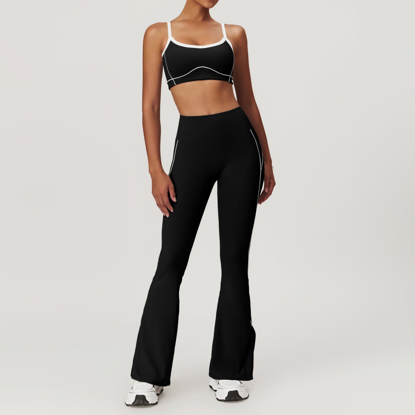 Nude Feel Tight Back Belly Contracting Hip Lifting Sport Suit