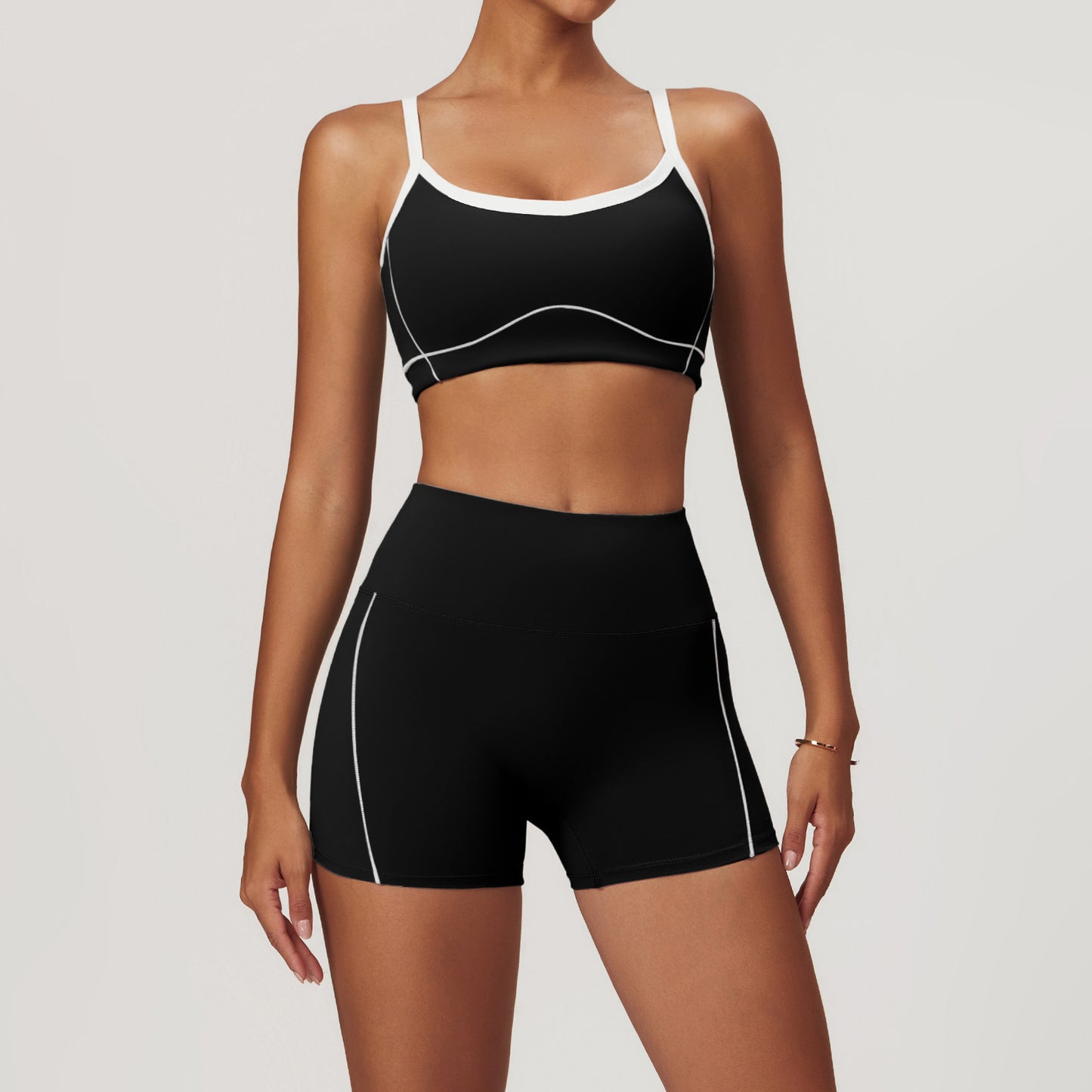 Nude Feel Tight Back Belly Contracting Hip Lifting Sport Suit