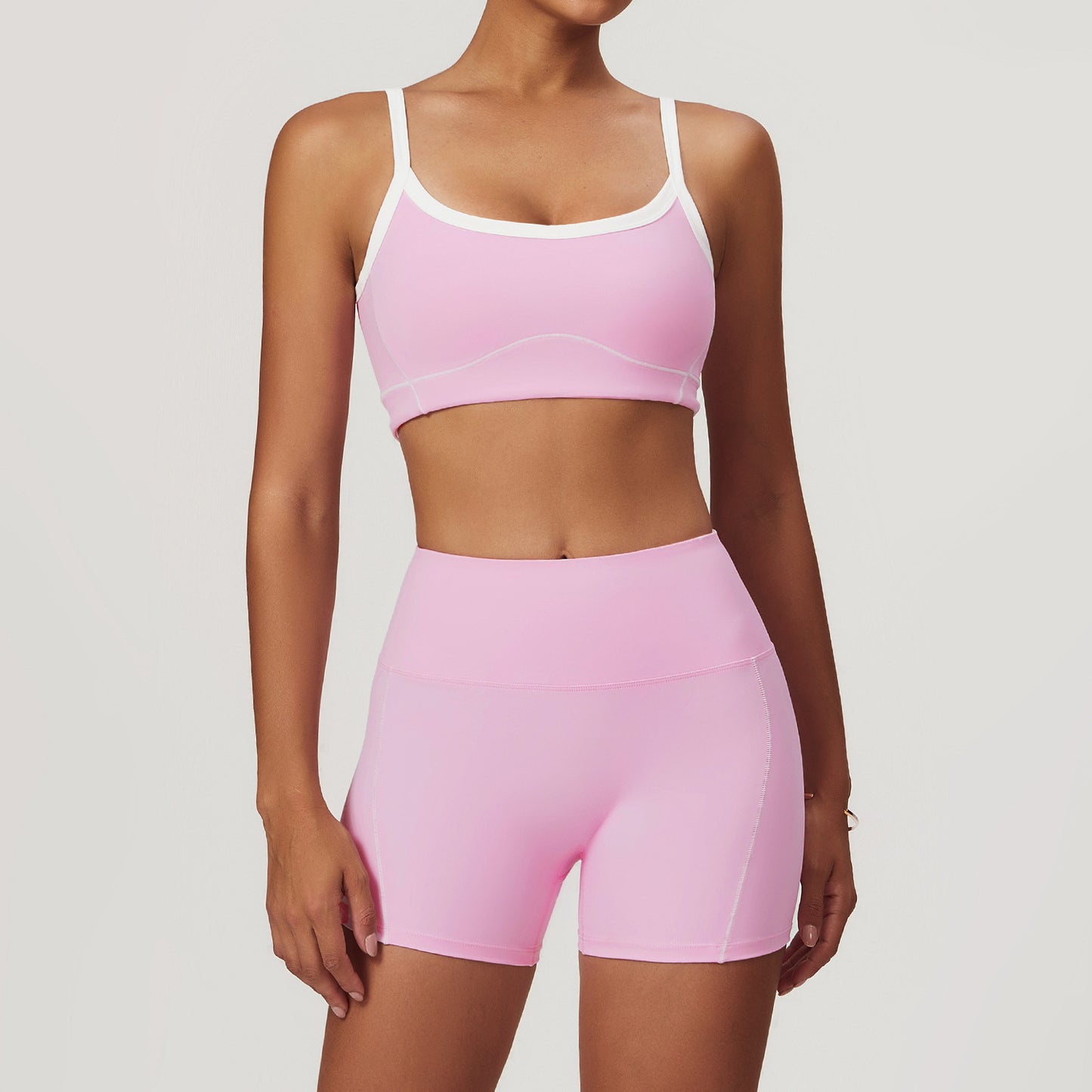 Nude Feel Tight Back Belly Contracting Hip Lifting Sport Suit