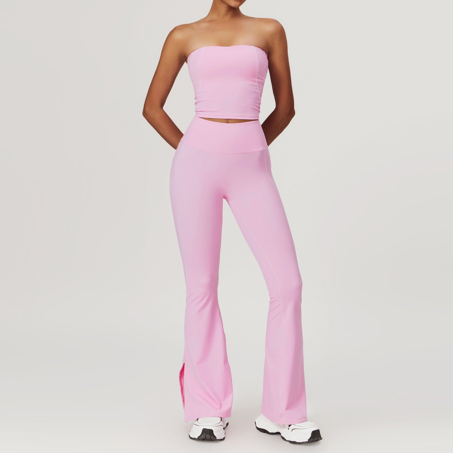 Nude Feel Tight Back Belly Contracting Hip Lifting Sport Suit