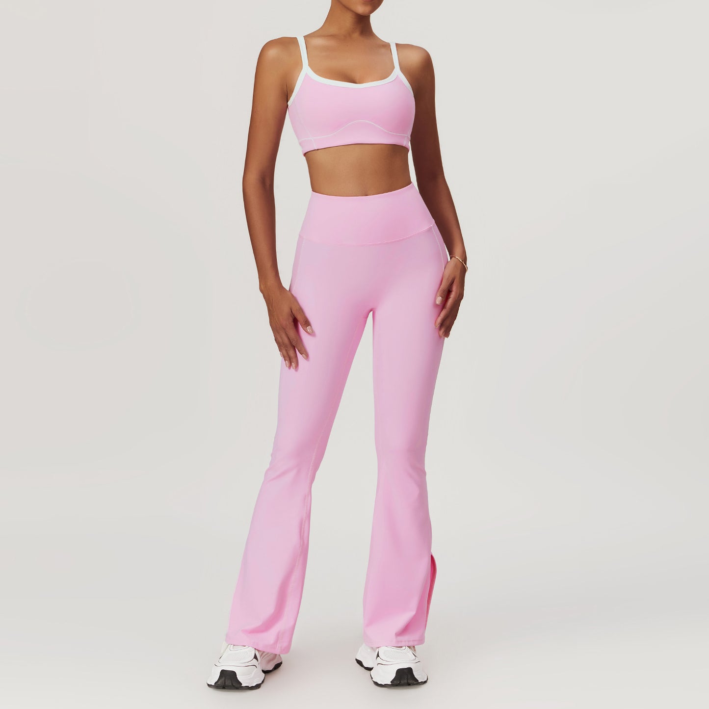 Nude Feel Tight Back Belly Contracting Hip Lifting Sport Suit