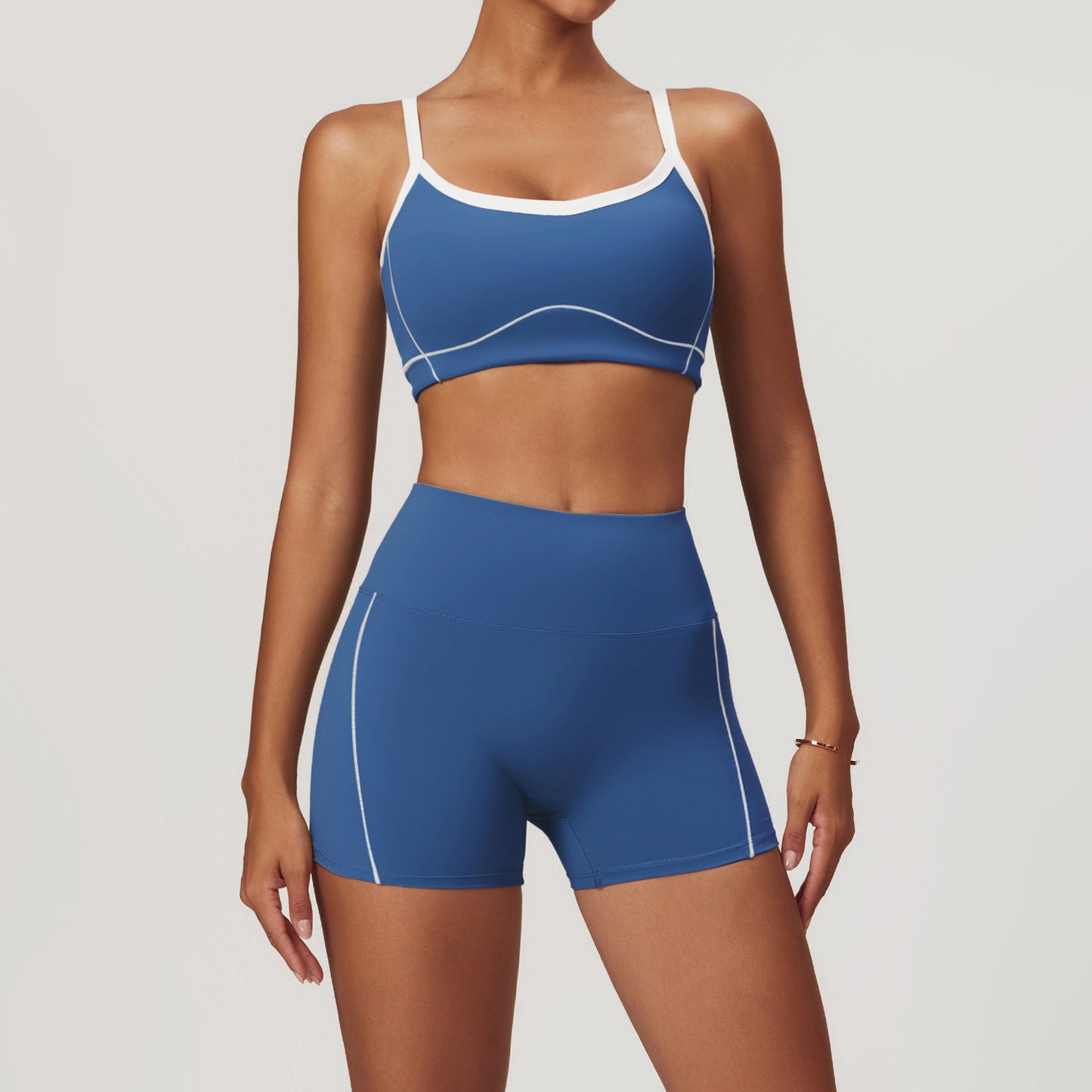 Nude Feel Tight Back Belly Contracting Hip Lifting Sport Suit