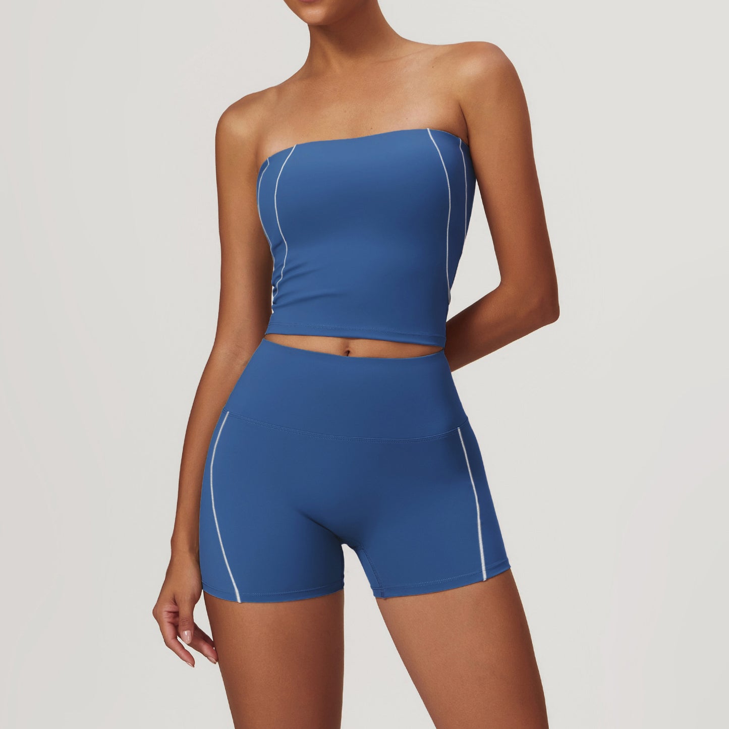 Nude Feel Tight Back Belly Contracting Hip Lifting Sport Suit