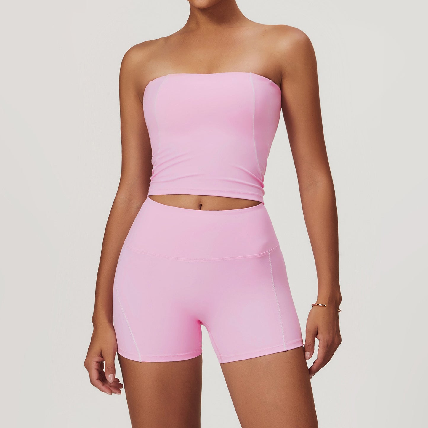 Nude Feel Tight Back Belly Contracting Hip Lifting Sport Suit